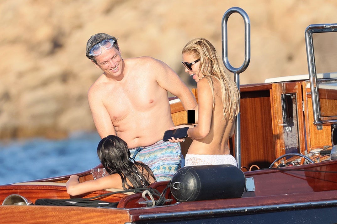 Brooks Nader Topless Family Vacation 0