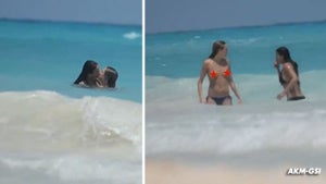 Cara Delevingne & Michelle Rodriguez -- TOPLESS MAKEOUT SESH ... On the Beach [VIDEO]