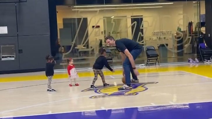 Vanessa Bryant Shares Clip of Daughters Playing Basketball with Pau Gasol