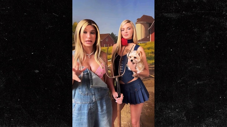 Hailey Bieber & Kendall Jenner Recreate ‘Simple Life’ Scene for Halloween