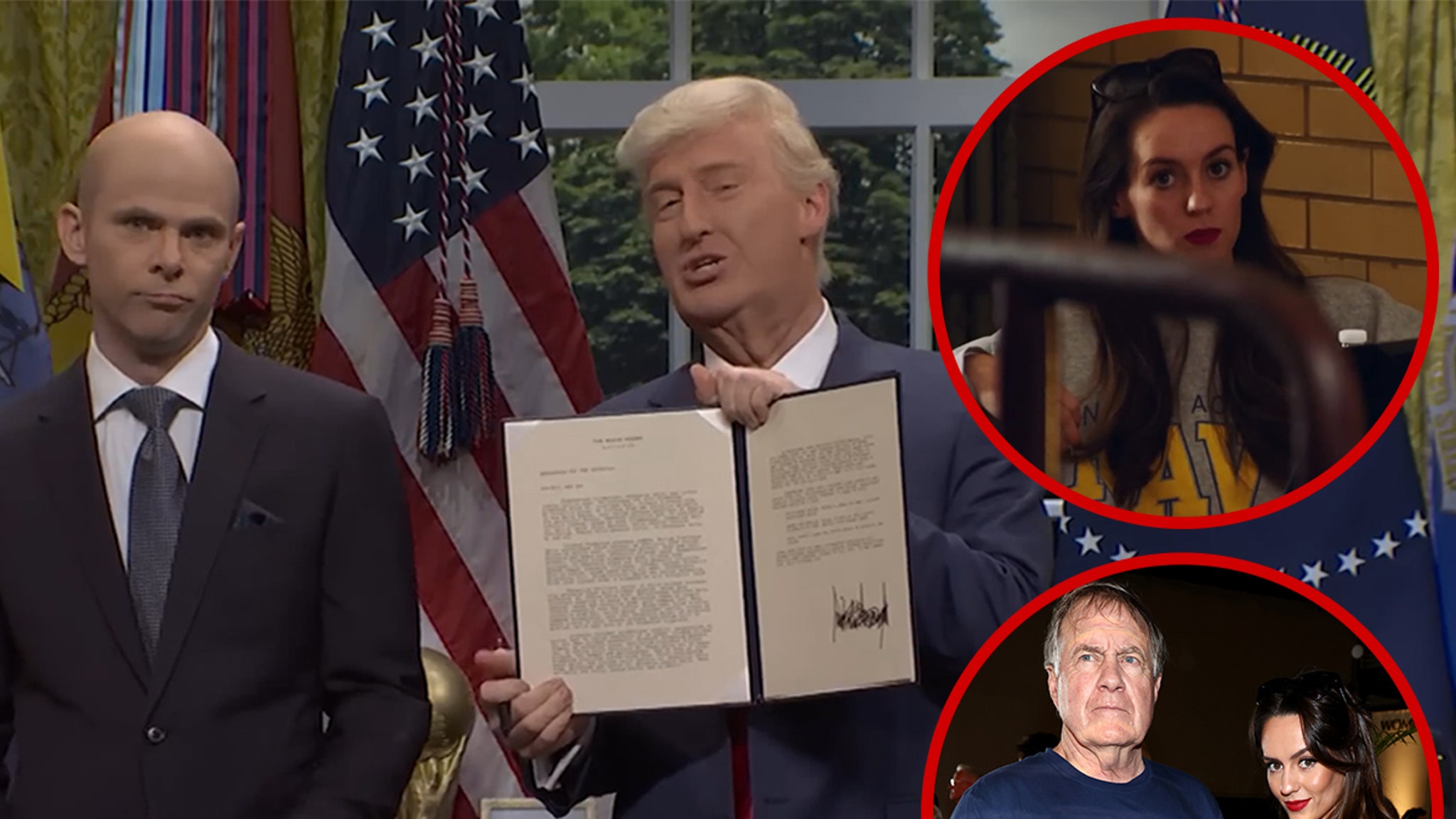 'SNL' Roasts Bill Belichick, Jordon Hudson Age Gap