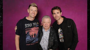 Nick Carter Paul Wesley & William Shatner STLV Trek To Vegas 2025 Convention Photo