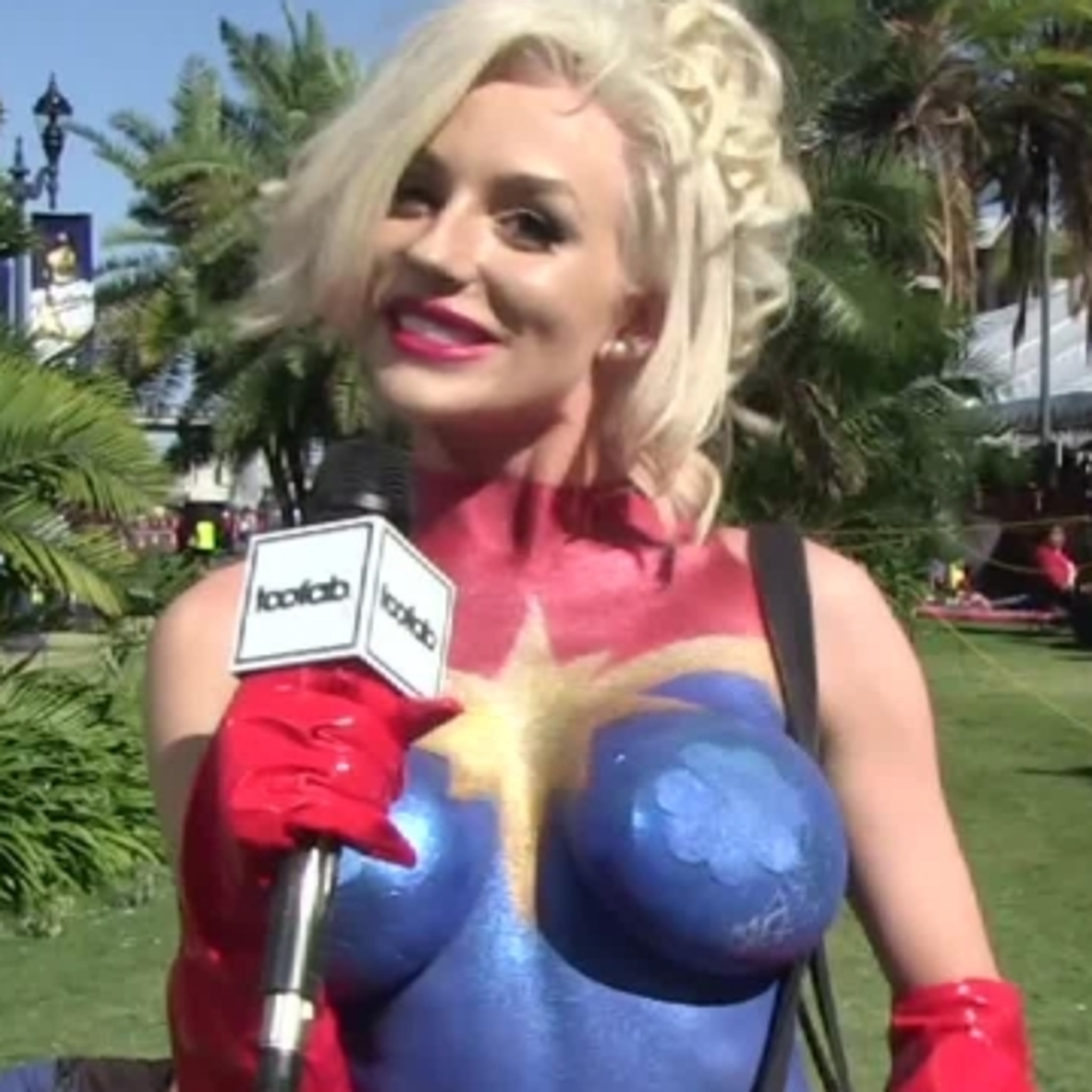 Courtney Stodden Goes Nearly Nude at Comic-Con