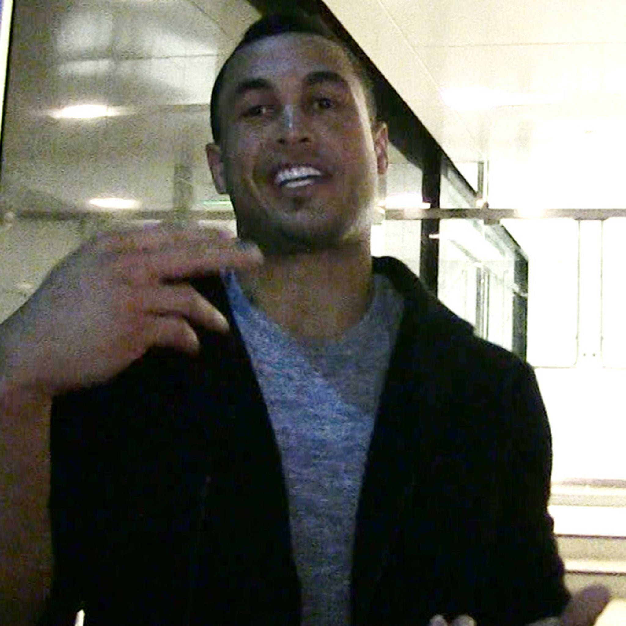 Giancarlo Stanton Greased Up and Topless, Say Cheese!