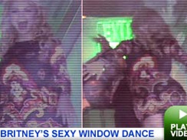 Britney's Sexy Window Dance: Click to watch video