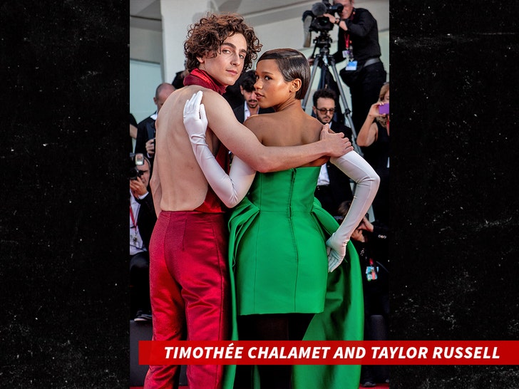 timothee and taylor russell getty 2