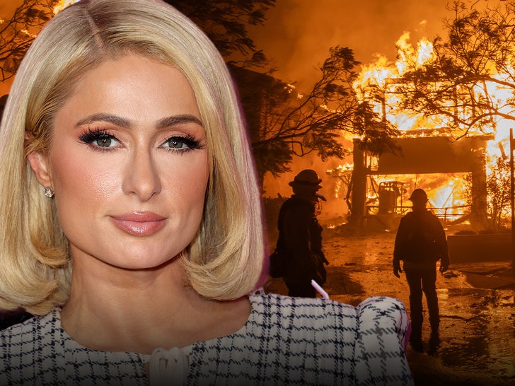 paris hilton menyumbang untuk memecat getty utama los angeles