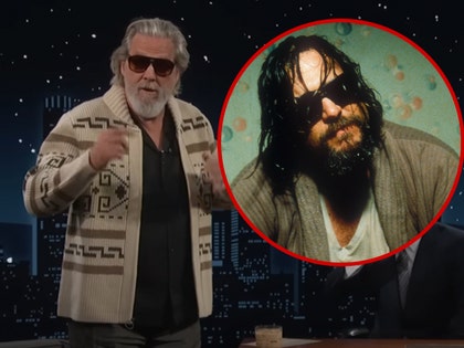 Jeff Bridges is seen reprising his role as The Dude on 