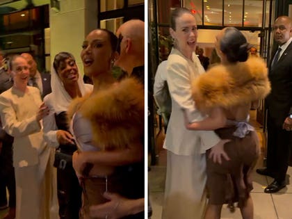 Kim Kardashian & Sarah Paulson