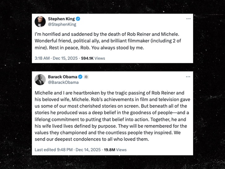 Online Reactions & Tributes to Rob Reiner’s Passing