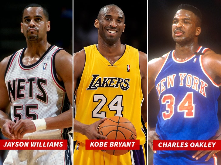 Charles Oakley, Jayson Williams, Kobe Bryant, Getty
