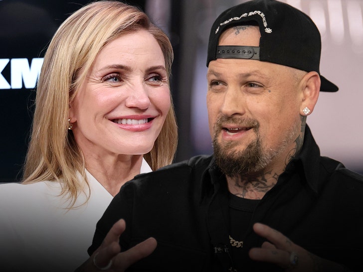 Cameron Diaz and Benji Madden Getty 1