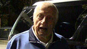 Tommy Lasorda Lasts All 13 Innings of Dodger Game, Basks in Victory