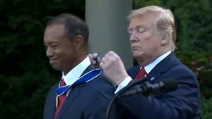 Donald Trump Gives Tiger Woods Presidential Medal of Freedom