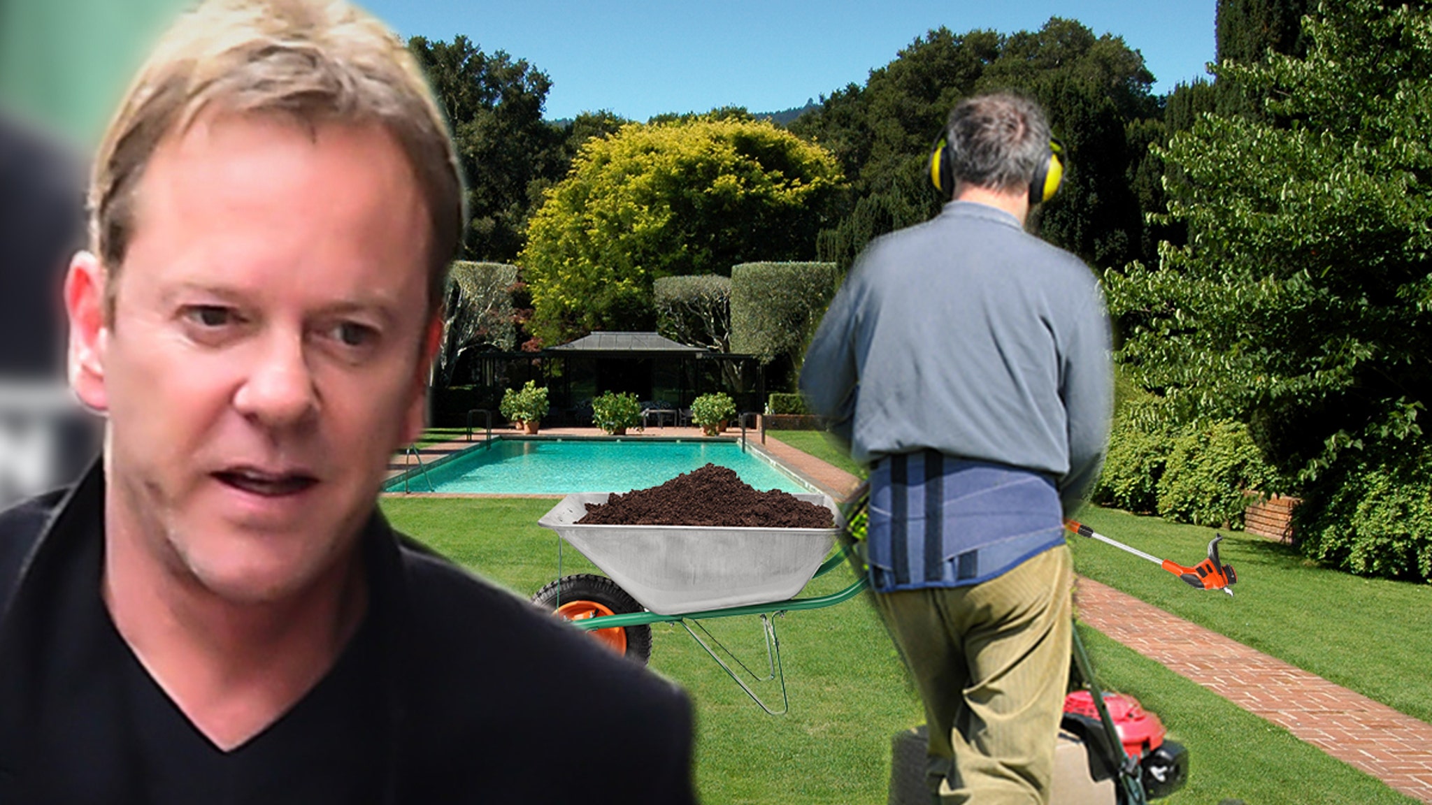 Kiefer Sutherland's Gardener's Equipment Stolen at Home