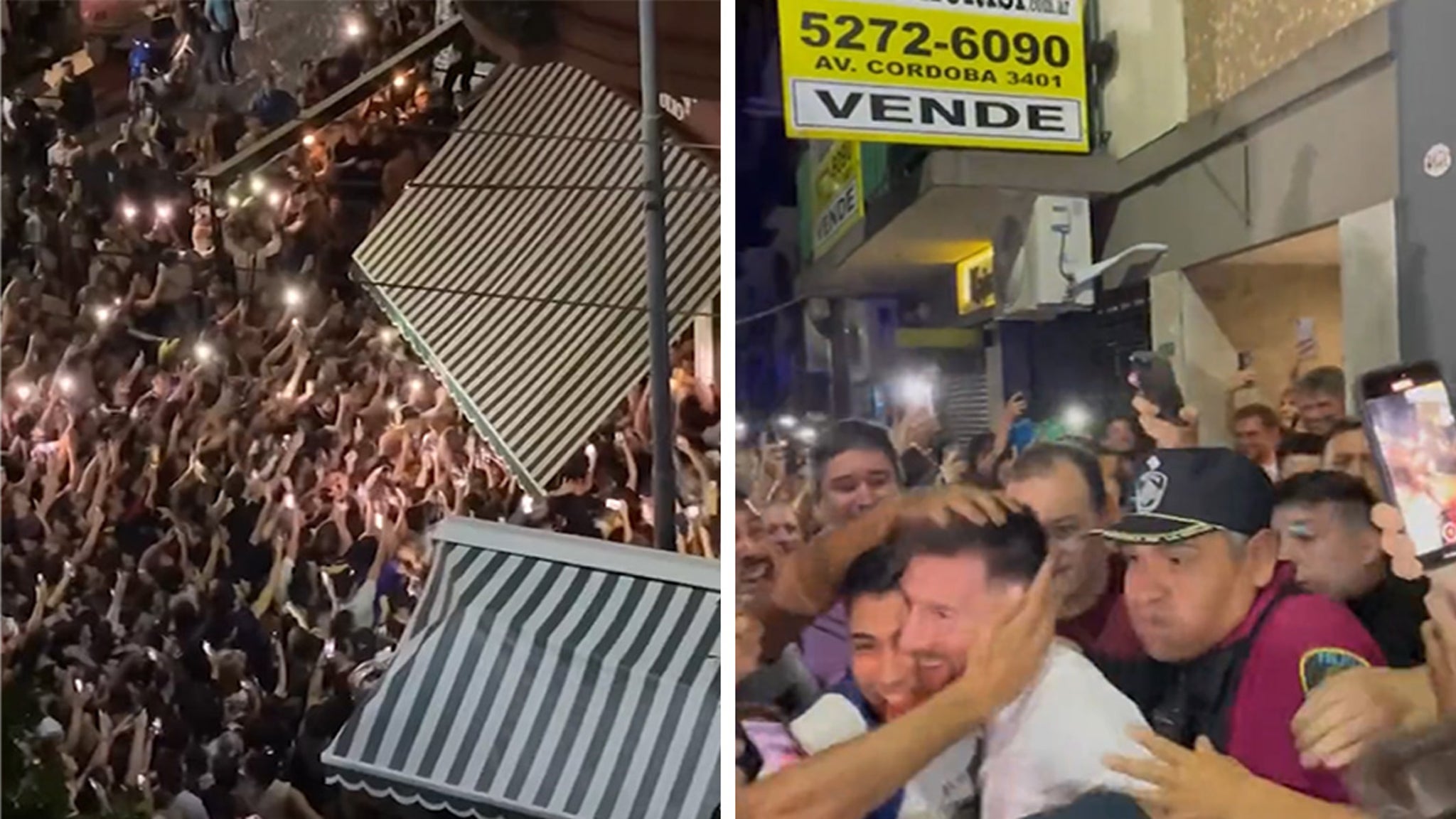 Lionel Messi bombardé par des supporters argentins lors d’un dîner à Buenos Aires
