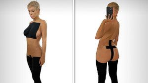 Kanye West's Wife Bianca Censori Nearly Nude, Models New Fashion Line