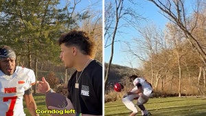 Logan Paul Levels KSI During Backyard Football Game With Patrick Mahomes
