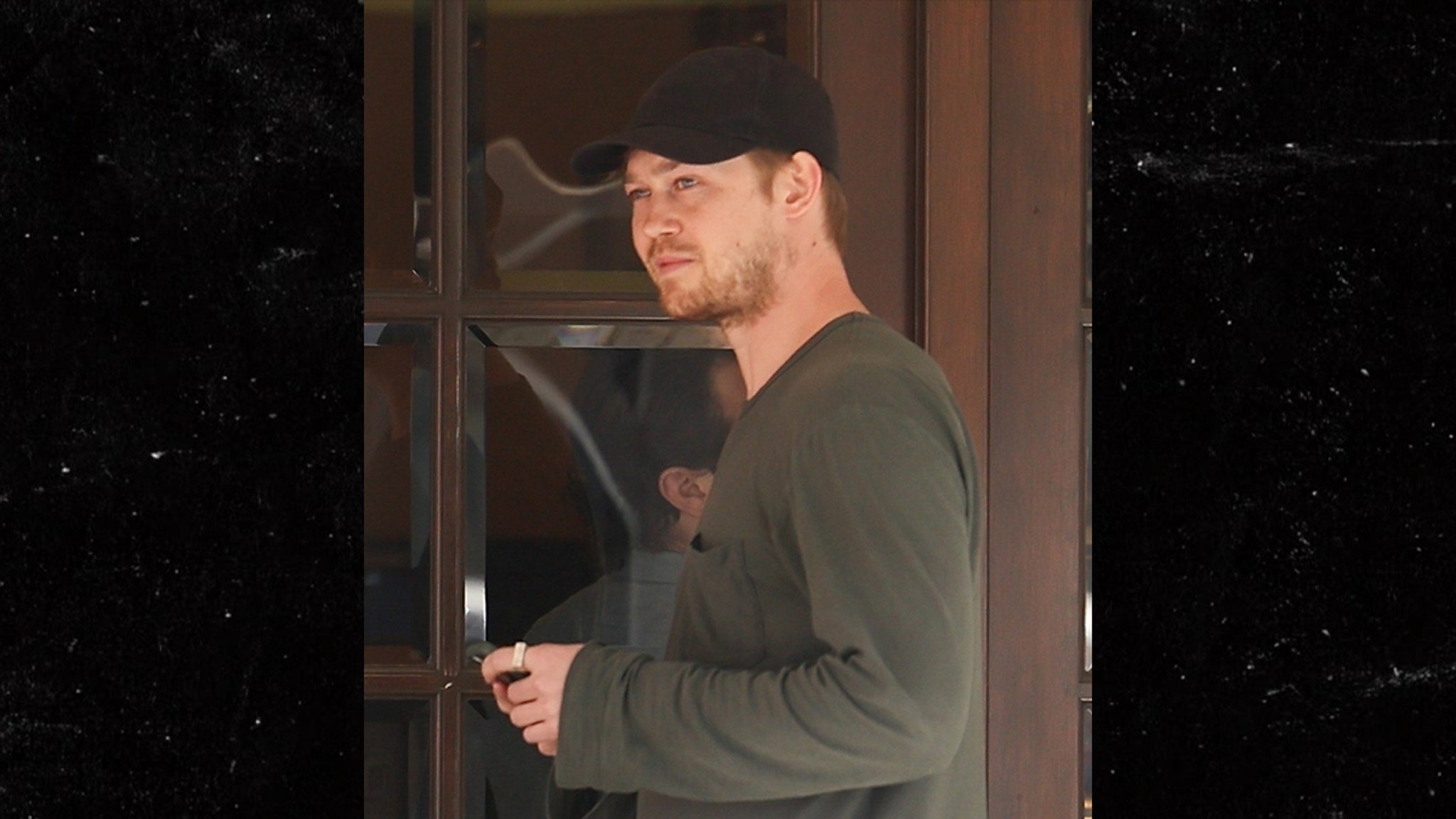Joe Alwyn is seen in Los Angeles while Taylor Swift and Travis Kelce are in town