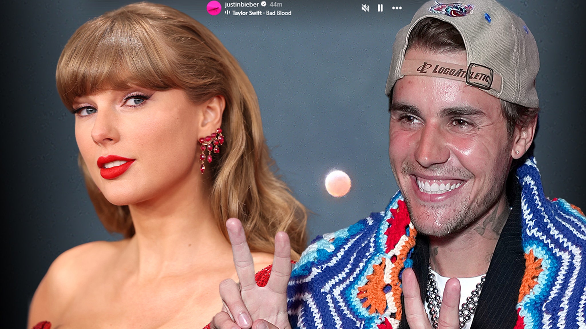 Justin Bieber Posts IG With Taylor Swift Song, Fans Think It's About Feud #JustinBieber