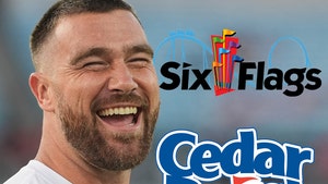 travis kelce six flags cedar point getty