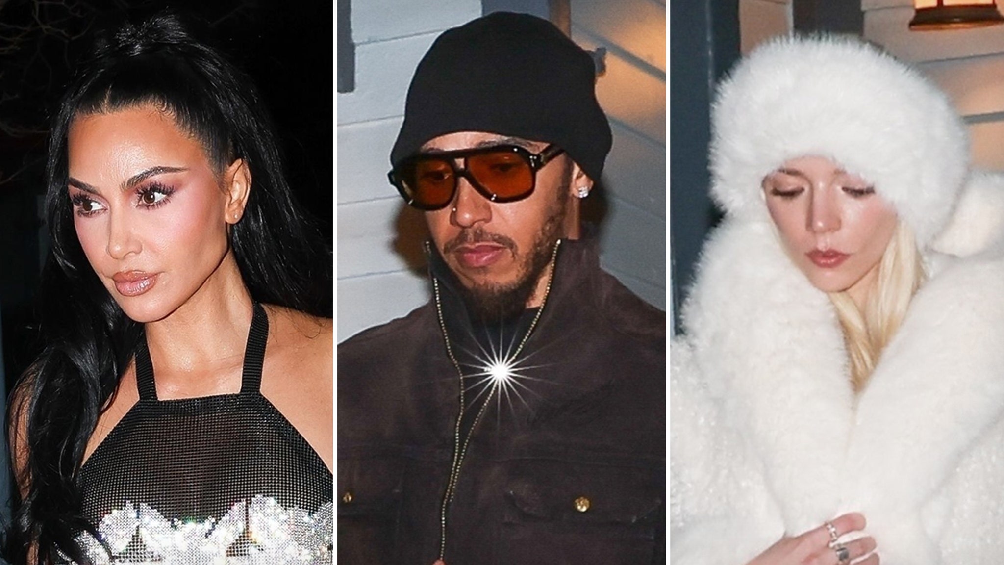 Kim Kardashian, Lewis Hamilton Lead Celeb Rush to Kate Hudson’s NYE Bash