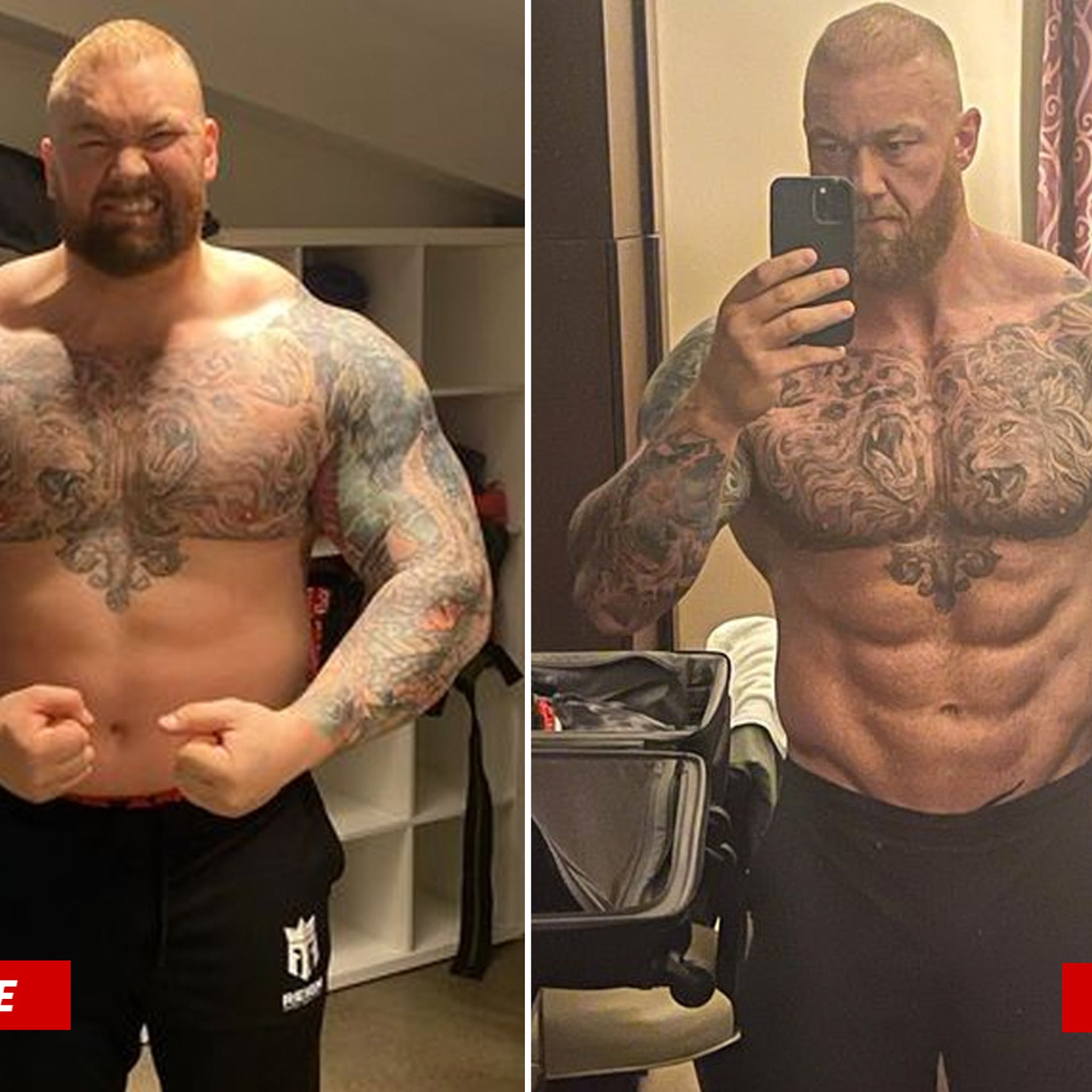 The Mountain Shows Off Insane Body Transformation Ahead Of Boxing Match