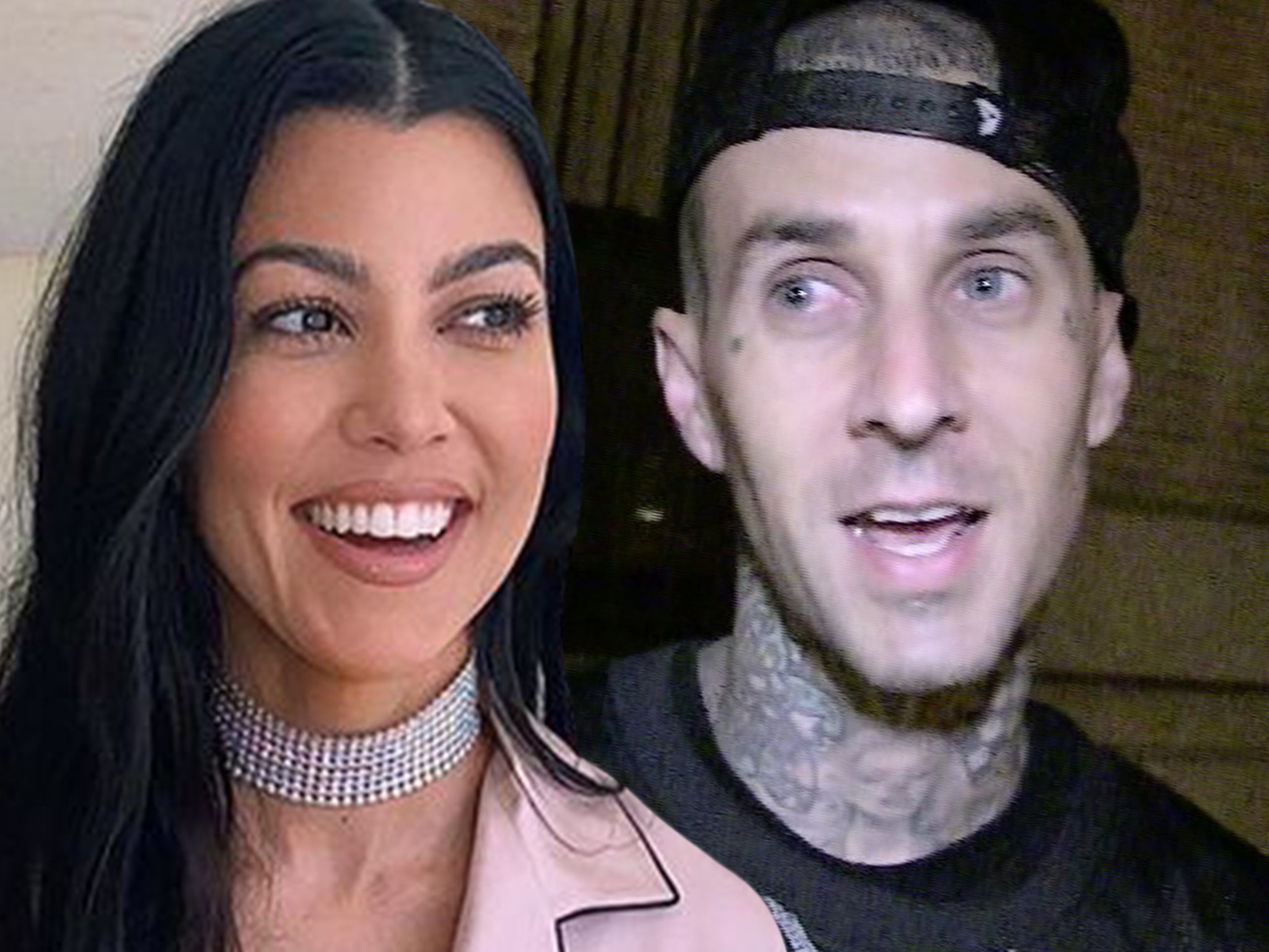 Travis Barker Suggests Kourtney Kardashian Is A Biter