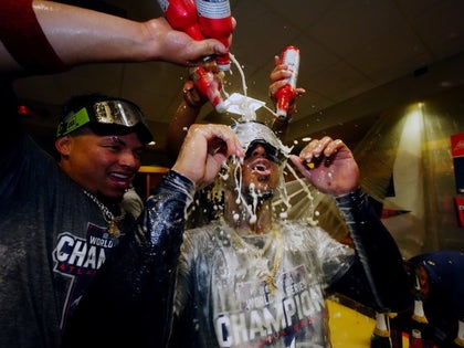 Atlanta Braves World Series Locker Room Celebration Photos 08