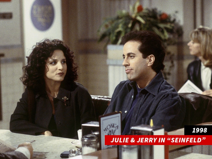 Jerry Seinfeld Julia Louis Dreyfus on Seinfeld