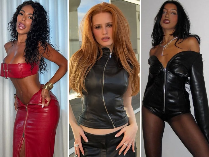Celebs Decked Out In Leather