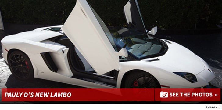 Pauly D -- Buys Dan Bilzerian's Lamborghini