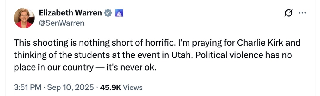 Politicians Reach To Charlie Kirk Shooting 0