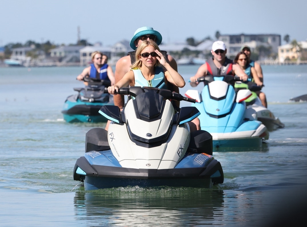 Sydney Sweeney Skimpy Bikini Jet Ski Scooter Braun 5