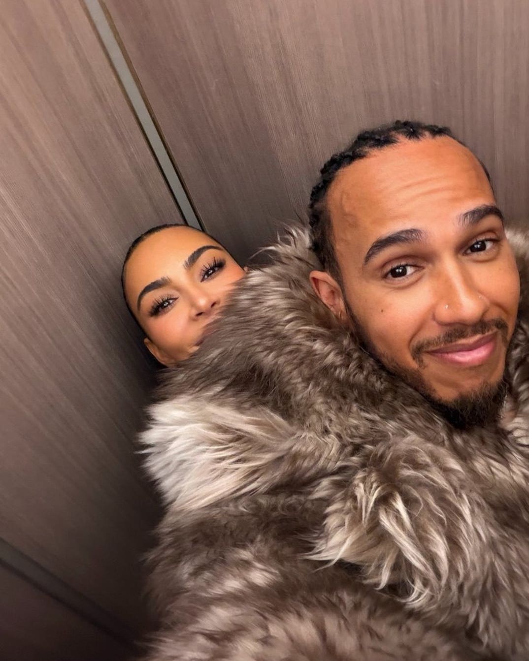 Kim Kardashian Lewis Hamilton Together 1