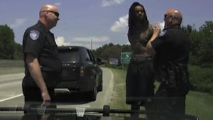 Jordan Hill -- Full Arrest Video ... 'You're Driving Like An Idiot' (VIDEO)