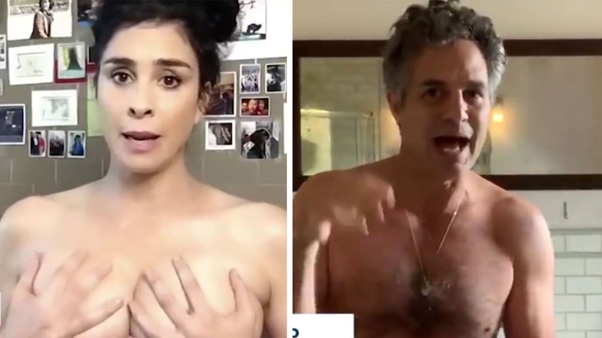 Celebs get naked to vote