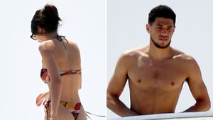 Kendall Jenner Sunbathes In Thong Bikini On Yacht With Devin Booker In Italy