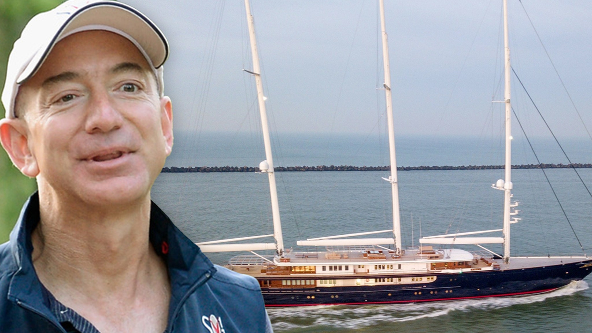 Jeff Bezos’ $500 Million Mega Yacht Gets Test Run in Dutch Waters