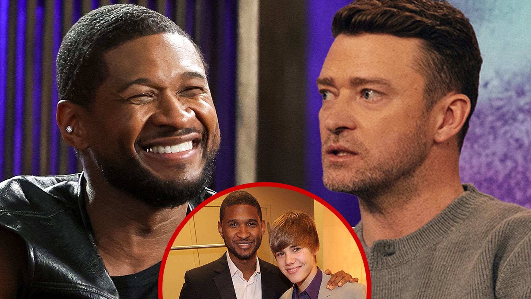 Usher Says He Won 'Bidding War' with Justin Timberlake for Justin Bieber #JustinBieber