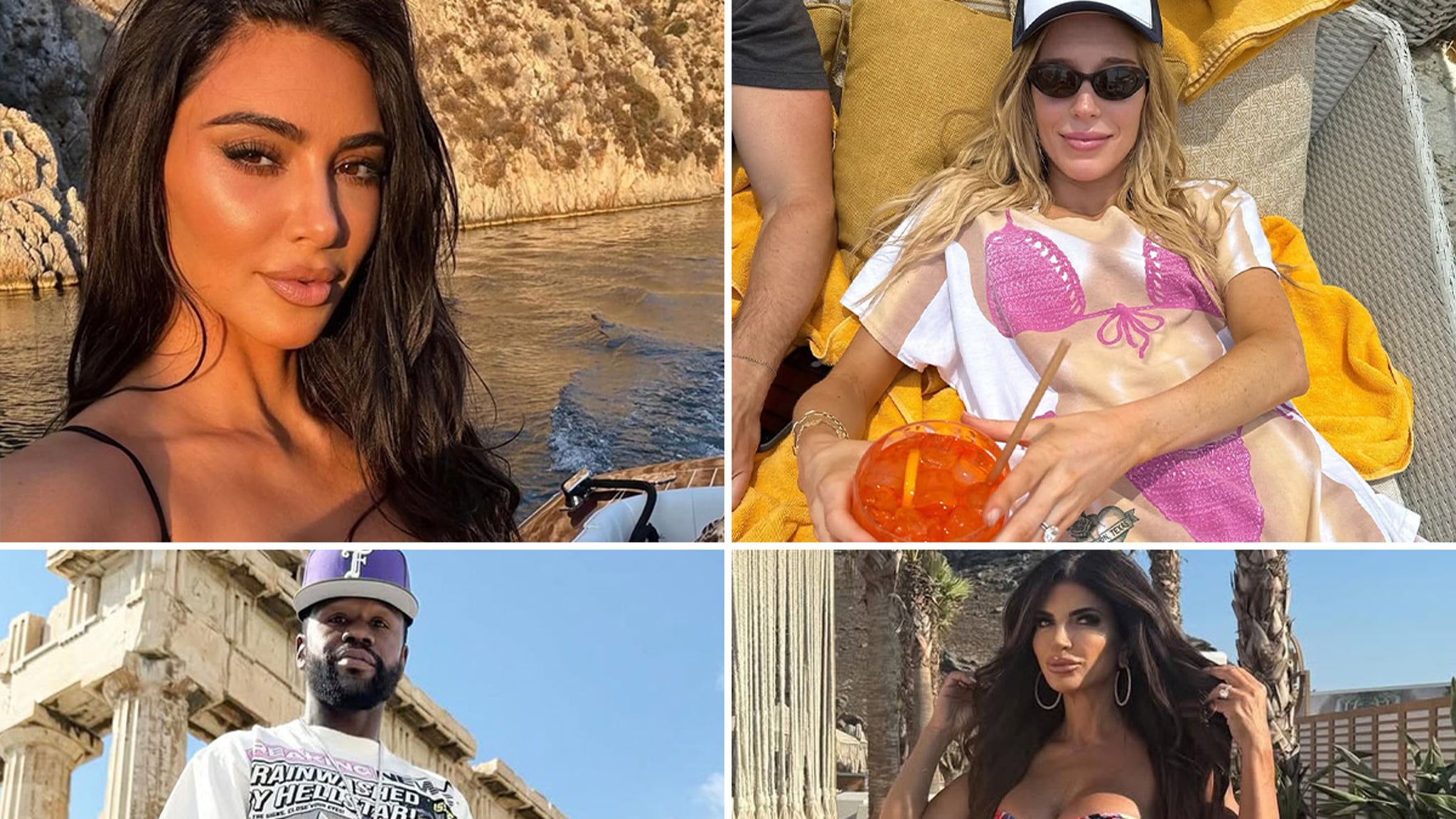Hollywood Hits Hot-Summer Vacays ...'It's Greece Lightening!'