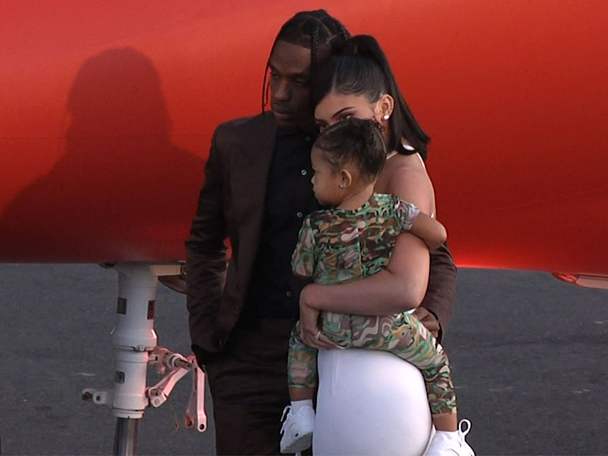 Travis Scott Feels the Love from Kylie and Friends at Netflix Premiere