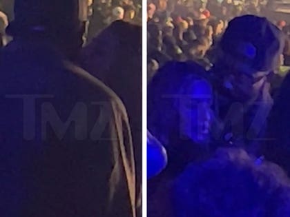 Larsa Pippen, Marcus Jordan at Rolling Loud