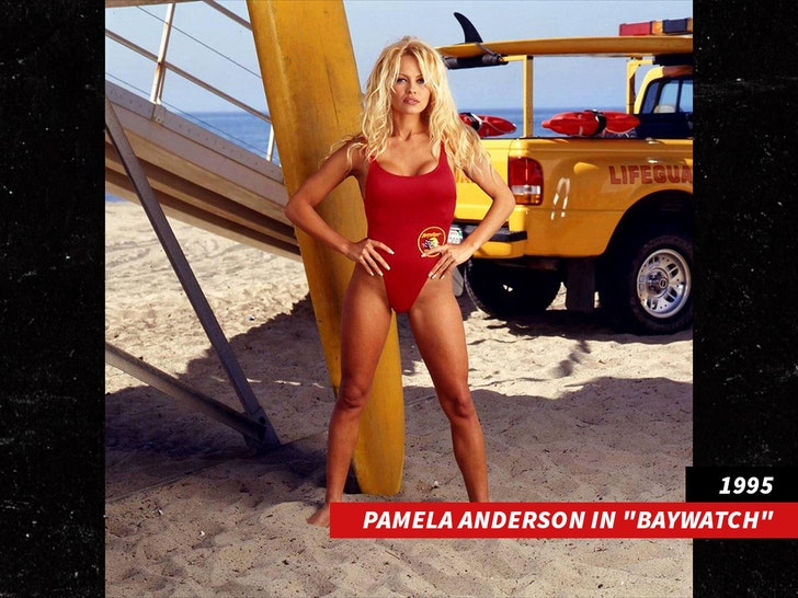 pamela anderson in baywatch 1995