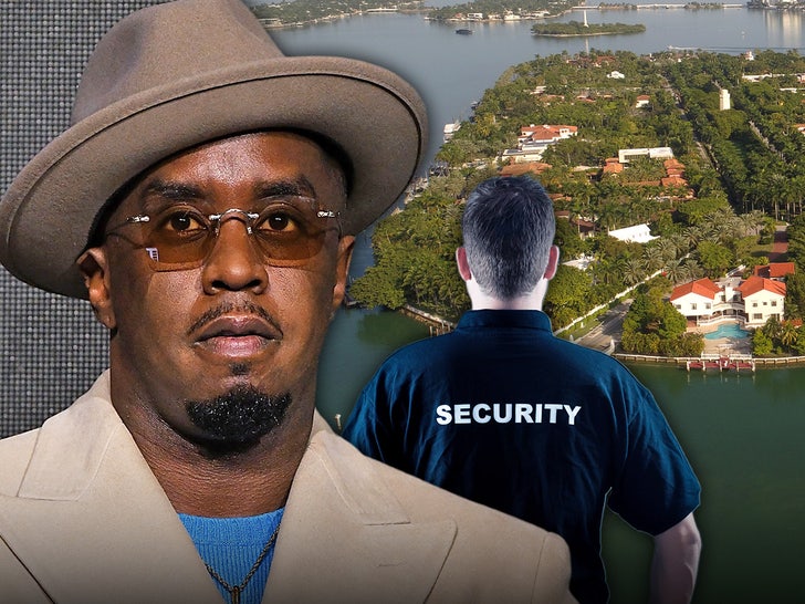 p diddy star island security main getty''