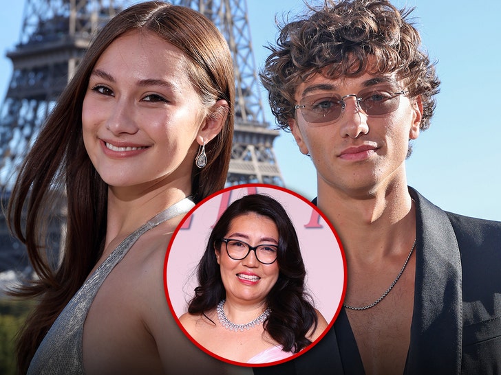 lola tung and Jenny Han and Gavin Casalegno getty 1