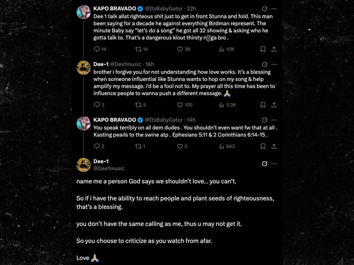 dee 1 kapo bravado tweets x sub blur