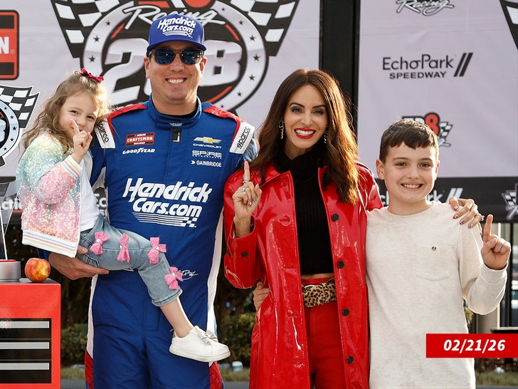 kyle busch and family getty 1