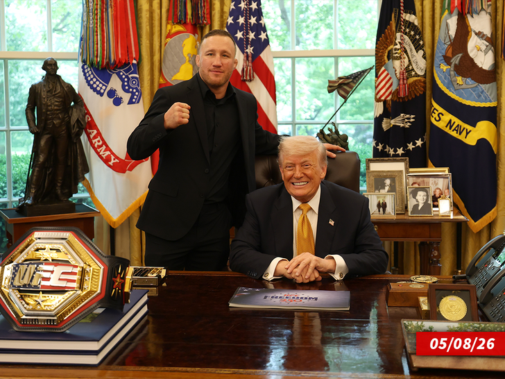 sub justin gaethje donald trump getty