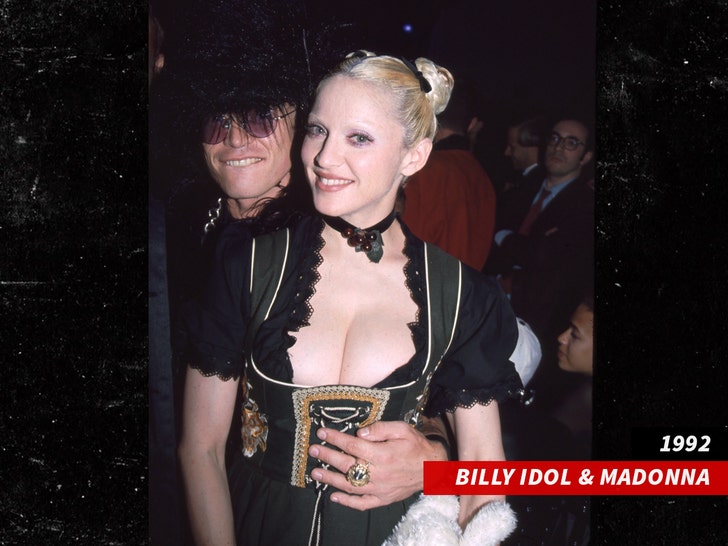 madonna and billy idol shutterstock